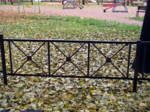 Парковое ограждение, металл, сварка, Киев